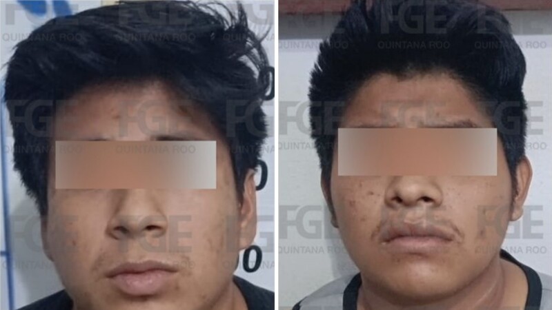 Detienen a dos sujetos implicados en un homicidio en Cancún