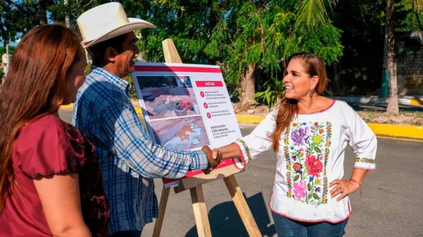 Atiende Mara Lezama añeja petición con repavimentación de la Avenida Laguna Negra en Chetumal