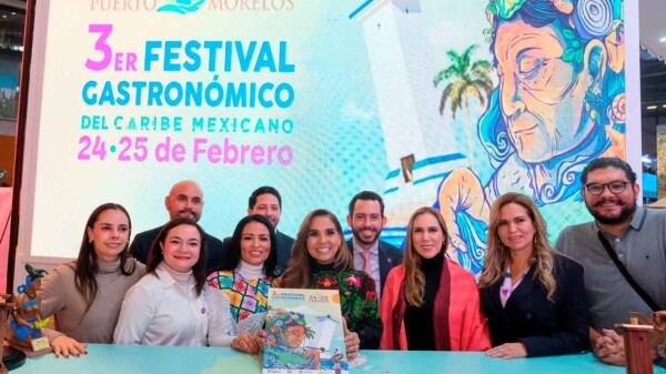 En la FITUR, presenta Mara Lezama el Tercer Festival Gastronómico del Caribe Mexicano en Puerto Morelos