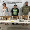 Detienen en Cancún a cuatro narcomenudistas empistolados