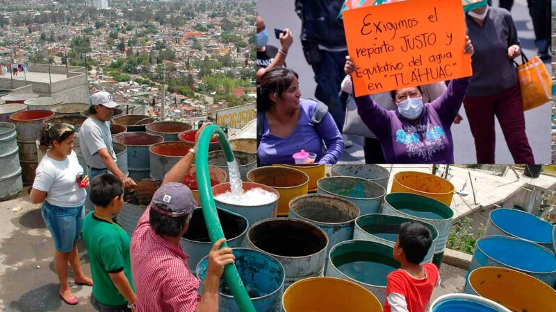 Escasez de agua en Valle de México ocasiona protestas vecinales