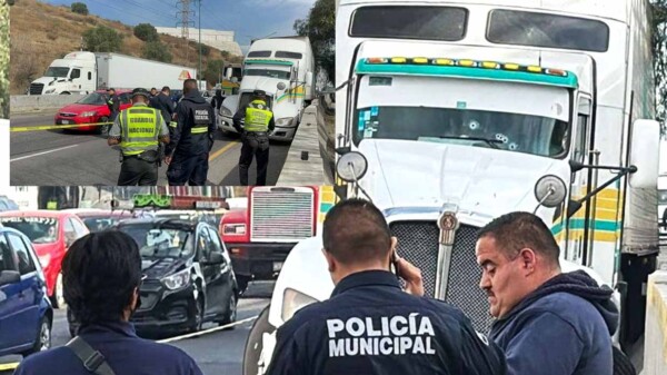 Asesinan a trailero en autopista México-Querétaro