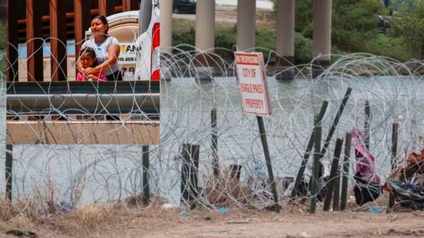 Pese a fallo judicial, Gobierno de Texas no retira valla de púas en el rio Bravo