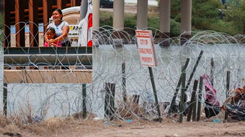 Pese a fallo judicial, Gobierno de Texas no retira valla de púas en el rio Bravo