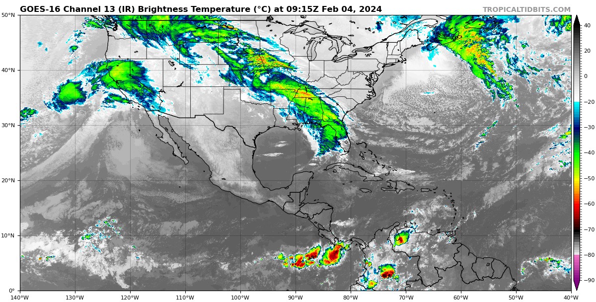 Pronóstico del clima para hoy domingo 4 de febrero 2024 en Quintana Roo; cielo medio nublado con probabilidad lluvias aisladas.
