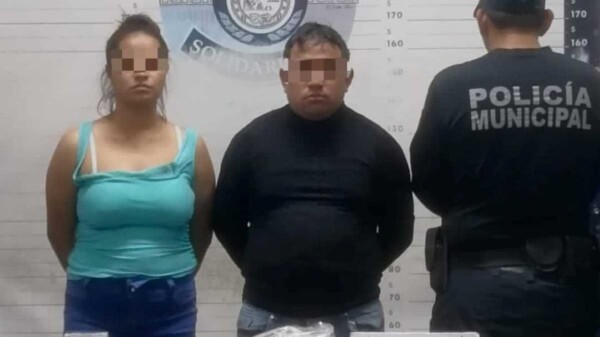 Detienen a una pareja acusada de robo en Playa del Carmen