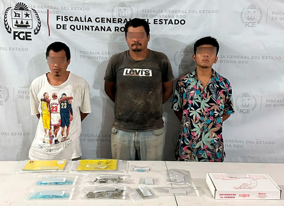 Operativos antinarcomenudeo dejan ocho detenidos en Cancún; cinco están ligados a grupos criminales generadores de violencia en la ciudad.
