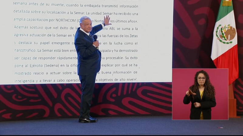 Intervino EU en operativo de Semar para abatir a ‘El Barbas’