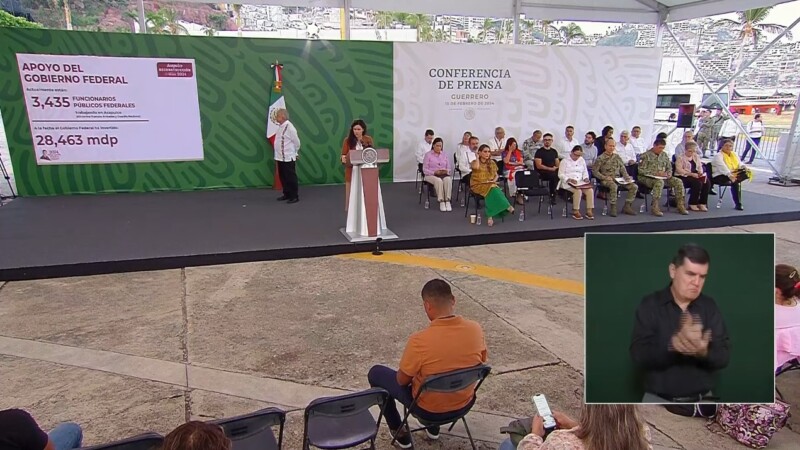 Aun con veda electoral seguirán los apoyos para Acapulco: AMLO