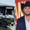 Autobús donde viajaban músicos de Gerardo Ortíz sufre accidente