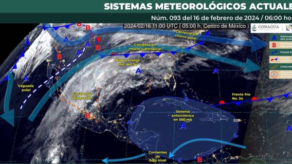 Pronóstico del clima para hoy viernes 16 de febrero de 2024 en Quintana Roo
