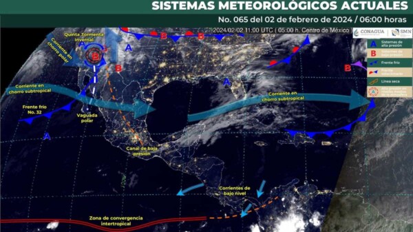 Pronóstico del clima para hoy viernes 2 de febrero de 2024 en Quintana Roo