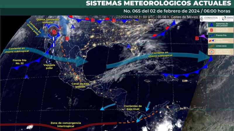 Pronóstico del clima para hoy viernes 2 de febrero de 2024 en Quintana Roo