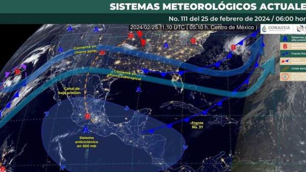 Pronóstico del clima para hoy domingo 25 de febrero de 2024 en Quintana Roo