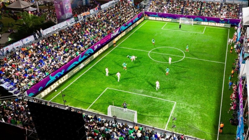 Cancún vibra al cierre del Torneo Internacional de futbol Socca: Más de 15 mil aficionados disfrutaron