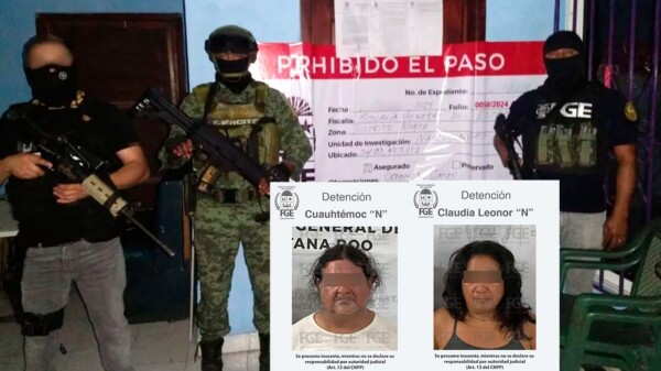 Detienen a ocho personas en tres cateos realizados en Cancún y Chetumal