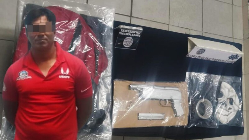 Detienen a hombre armado tras agredir a una mujer en Playa del Carmen