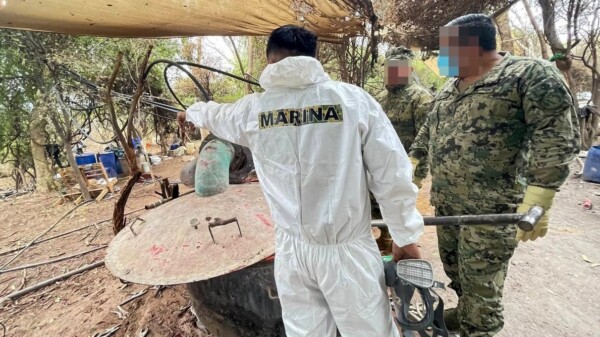 Desmantela la Marina megalaboratorio para producir metanfetamina