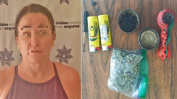 Detienen a extranjera con droga en el muelle de Cozumel