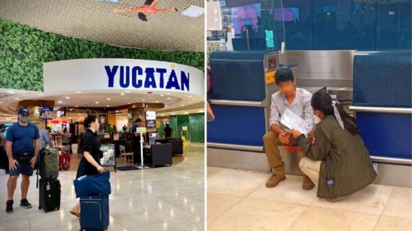 Detienen en el aeropuerto de Mérida a presunta traficante de menores.