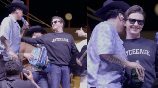 Drake Bell se sube al escenario con Grupo Firme en el Carnaval en Autlán 2024