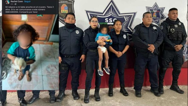 Localizan a menor extraviado en "El Crucero" de Cancún 