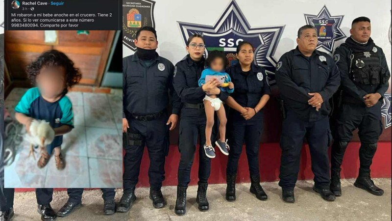 Localizan a menor extraviado en "El Crucero" de Cancún 