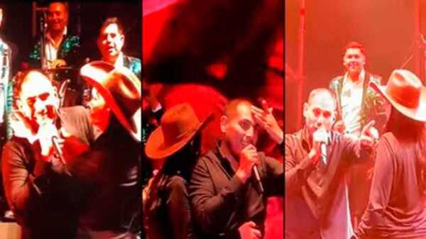 Espinoza Paz sufre acoso en pleno show