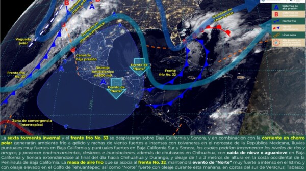 Pronóstico del clima para hoy martes 6 de febrero 2024 en Quintana Roo