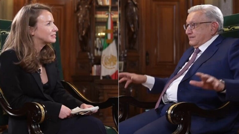 AMLO a periodista rusa: “me vas a dejar como limón exprimido”