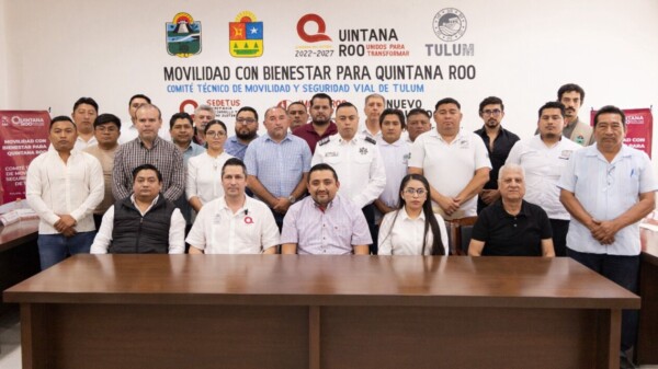 Instalan Comité Técnico de Movilidad y Seguridad Vial en Tulum