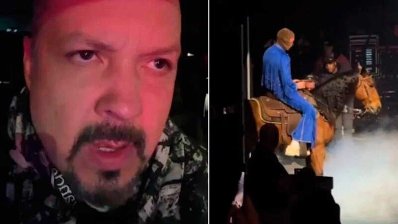 Pepe Aguilar tacha a Bad Bunny de estar "bien güey" al montar a caballo