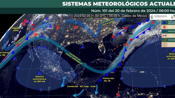 Pronóstico del clima para hoy martes 20 de febrero de 2024 en Quintana Roo