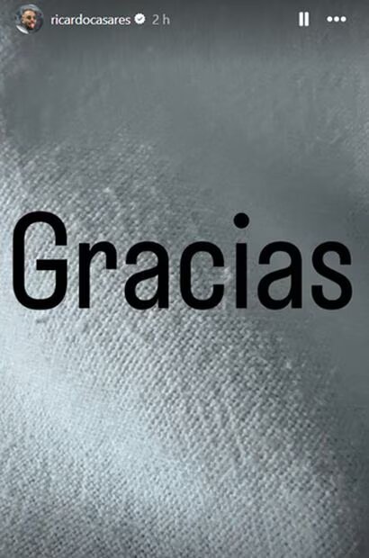 Ricardo Casares reaparece en redes sociales tras sufrir infarto