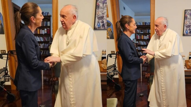 “Excepcional” reunión con papa Francisco: Sheinbaum