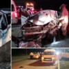 Taxista de Playa del Carmen queda prensado en fuerte accidente carretero