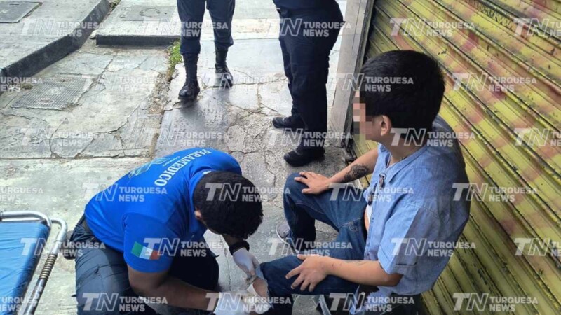 Recibe puñalada durante un asalto en ‘El Crucero’ en Cancún