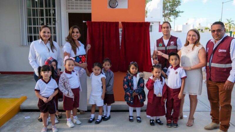 Con transparencia y calidad inaugura Mara Lezama preescolar y primaria con inversión de más de 30 mdp en Tulum