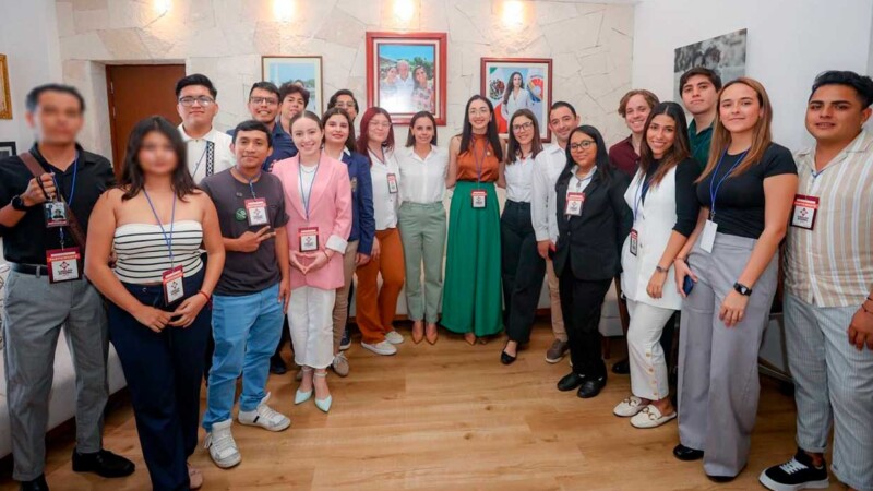 Visita "Cabildo Juvenil 2024" Palacio Municipal de Cancún