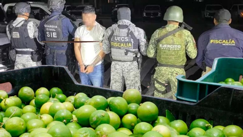 Cae encargado de extorsión a limoneros en Michoacán