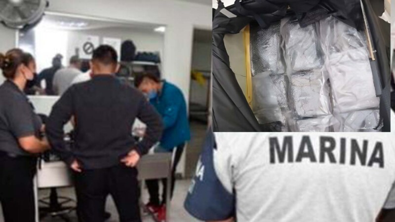 Detienen a israelís en AICM con casi 18 kilogramos de cocaína
