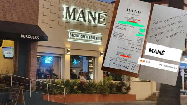 Redes explotan contra restaurante por mesero que devolvió la "propina"