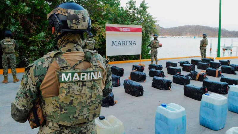 Incauta Semar 672 kilos de cocaína en Oaxaca