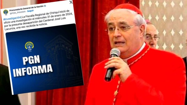 Investigan en Panamá desaparición de un Cardenal español