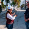 Supervisa Mara Lezama trabajos en Holbox tras frente frío