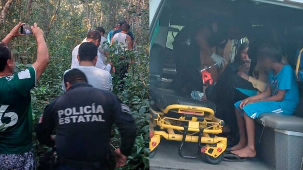 Localizan en Tulum a menores extraviados en la selva