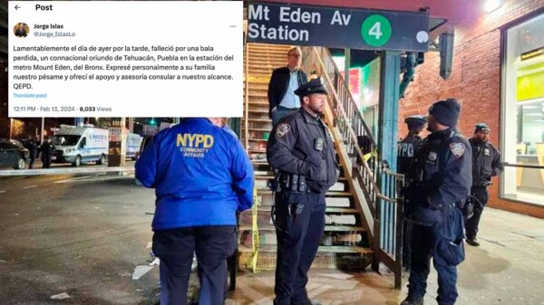 Muere mexicano durante tiroteo en Metro de Nueva York