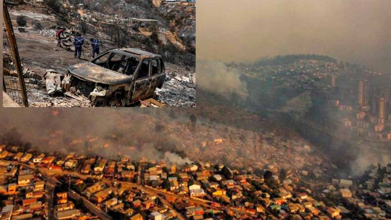 Aumenta a 131 cifra de muertos por incendios en Chile