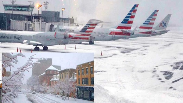 Tormenta invernal deja en tierra mil vuelos en EEUU