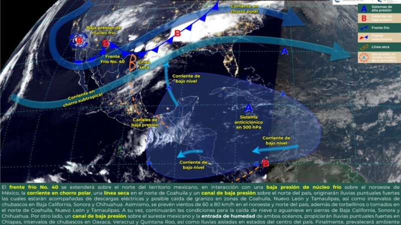 Pronóstico del clima para hoy viernes 15 de marzo de 2024 en Quintana Roo